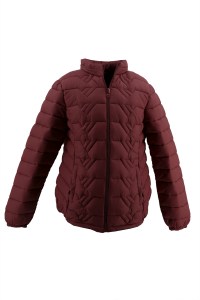 Lady puffer Jacket with zip