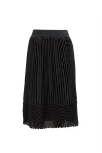 Pleated mid calf length Skirt