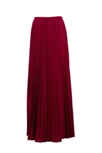 Pleated Maxi Skirt