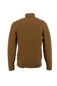 High neck men jumper