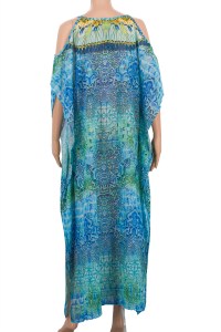 Floral printed maxi summer dress